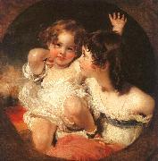  Sir Thomas Lawrence The Calmady Children oil painting on canvas